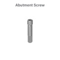 Abutment Screw / Prosthetic Screw | Bright /Super-Line /NR Line Compatible | Dentium