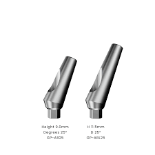 Angled Titanium Abutment | ADIN Touareg-S, Touareg OS, Swell Compatible | ImplantsKart
