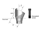 Base Abutment | Angled Screw |  NR Line | Dentium