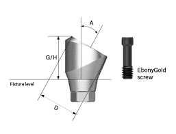 Angled Mini Ball Attachment | 4.3 Diameter | NR Line | Dentium
