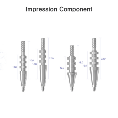 Impression Coping | Tissue Level | Pick-Up 3.8mm | Bright | Dentium