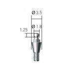 Mini Ball Abutment | Super Line | Dentium