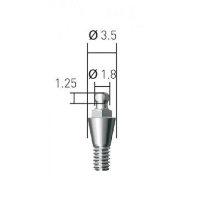 Mini Ball Abutment | Super Line | Dentium