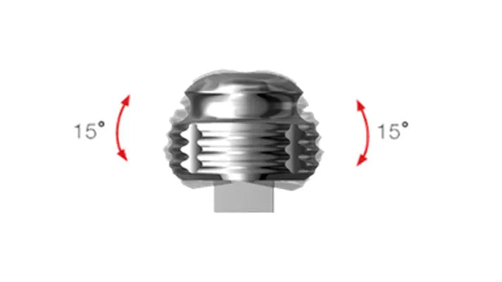 Positioner Metal Socket | Tissue Level | Bright | Dentium