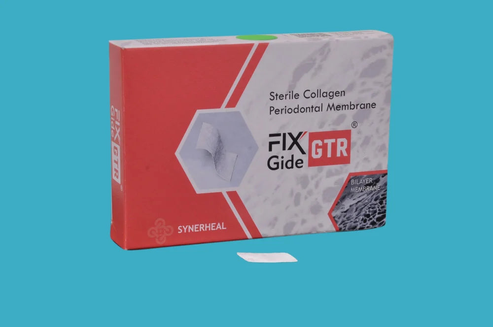 Resorbable Collagen Membrane | Thick | Fix Gide GTR | Synerheal — Buy Online | IMPLANTSKART