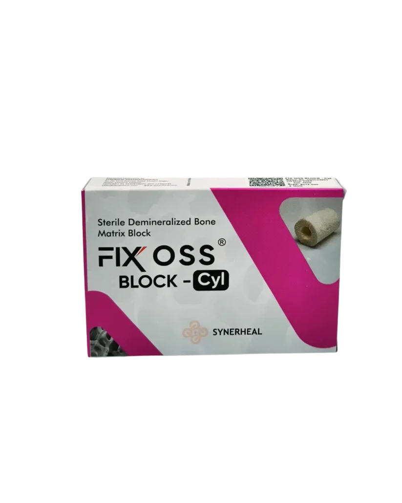 Spongious Bone Block | Bone Graft | Cylindrical | Fix OSS | Synerheal — Buy Online | IMPLANTSKART