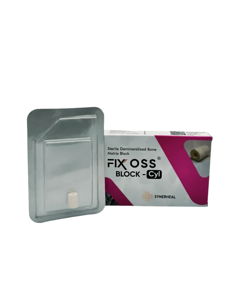 Spongious Bone Block | Bone Graft | Cylindrical | Fix OSS | Synerheal — Buy Online | IMPLANTSKART