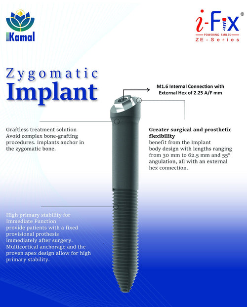 ZE-Series | Dental Implant | Zygone | I-Fix | ImplantsKart
