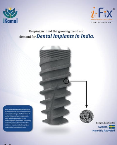 Dental Implant | SP-Series | I-Fix | Without Abutment | ImplantsKart