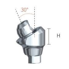 Multi-Unit Abutment | TMA | Angled 30° | ADIN Touareg-S, Touareg OS, Swell Compatible | ImplantsKart
