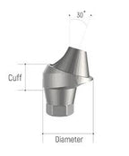 Multi-Unit Abutment | TMA | Angled 30° | ADIN Touareg-S, Touareg OS, Swell Compatible | ImplantsKart
