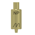 Titanium Blank | Anti-Rotation | Digital Restoration | MIS Seven & Lance Plus Compatible | ImplantsKart
