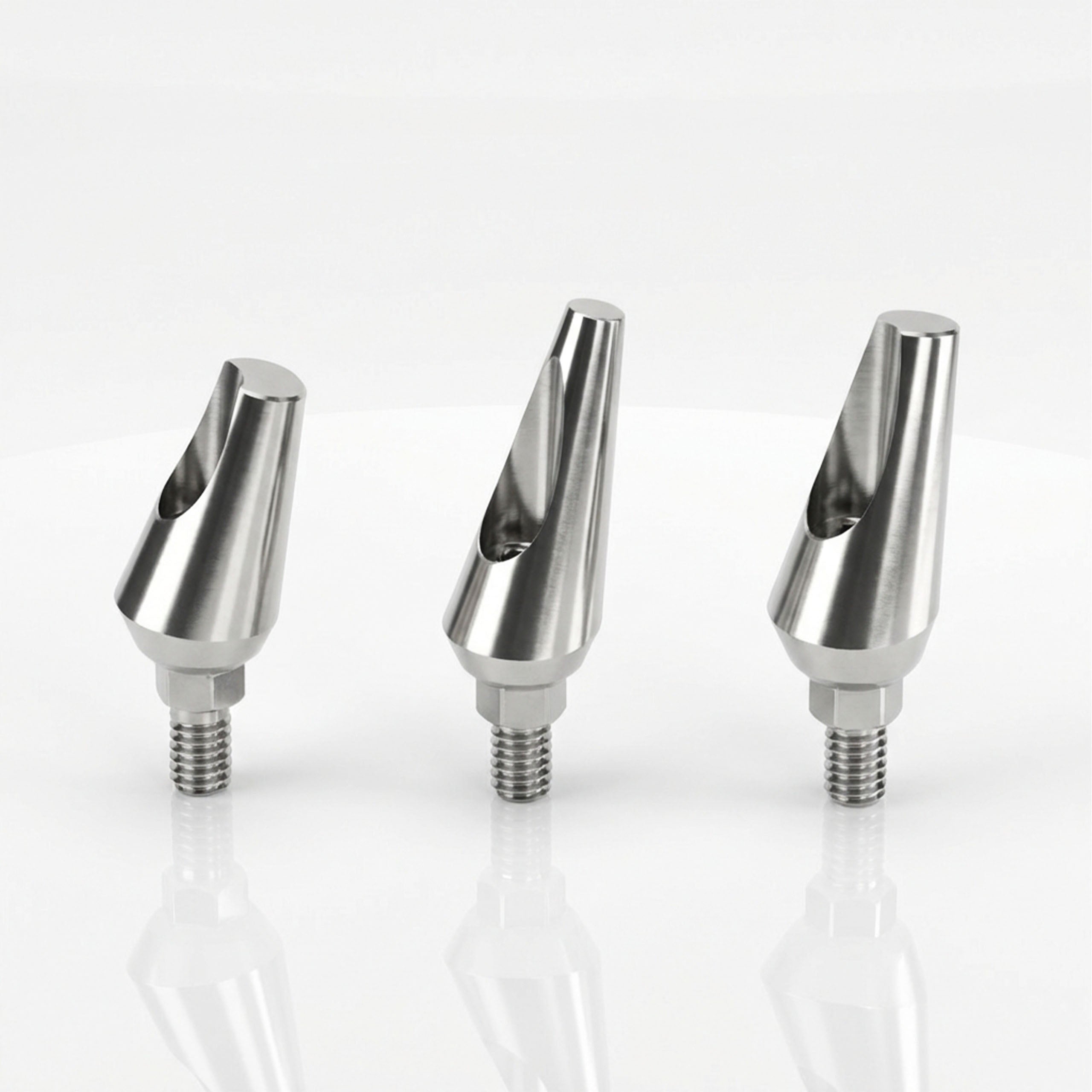 Slim Angled Abutment | 15° No End Line | ADIN Touareg-S, Touareg OS, Swell Compatible | ImplantsKart
